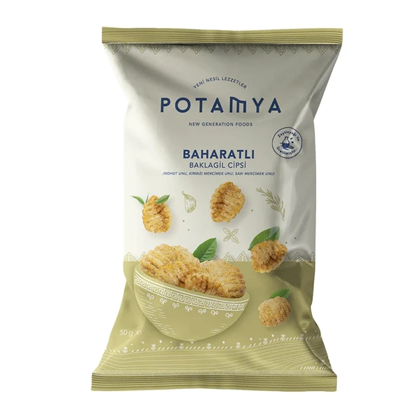 Baharatlı ve Mevsim Yeşillkli Cips 50 Gr-Zeytinyağlı ürün görseli 1