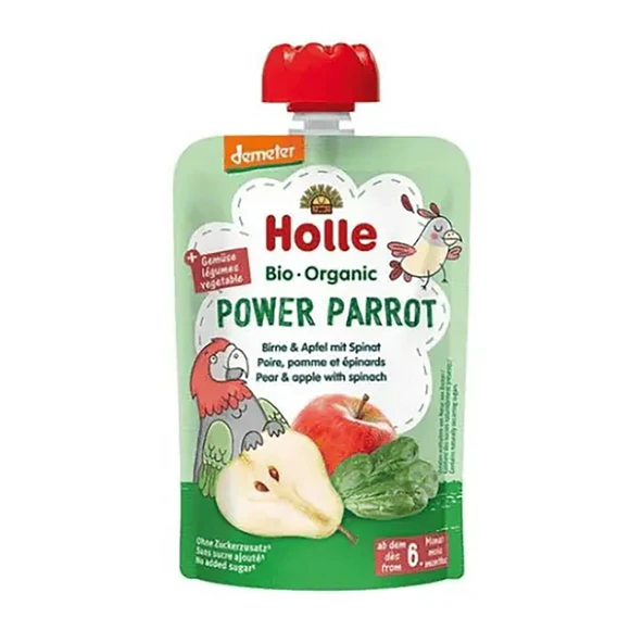 ORGANİK POWER PARROT (ARMUT, ELMA, ISPANAK PÜRESİ) (2 ADET) ürün görseli 1