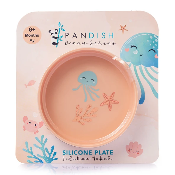 Jelly Melly Silikon Mama Tabağı Pinky ürün görseli 1