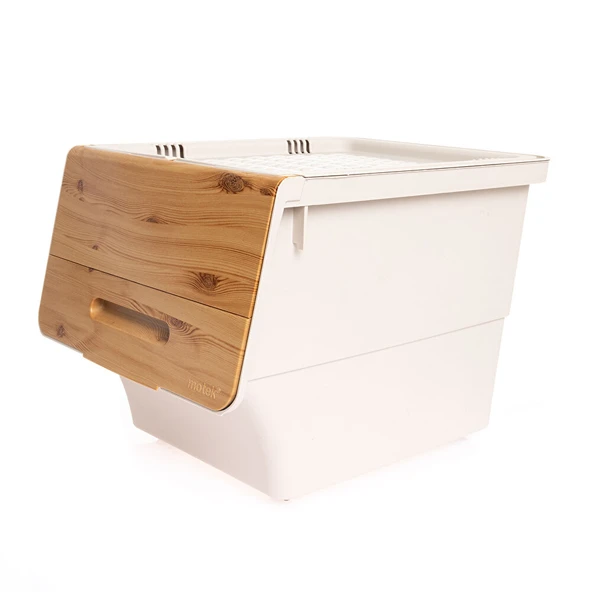 Bambu Çok Amaçlı Tekerlekli Organizer 33 lt Tek Modül (5 ADET) - Resim 3