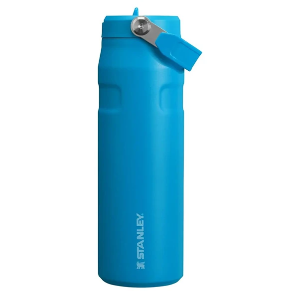 The IceFlow Flip Straw Pipetli Termos Bardak 0,70 LT - Mavi (4 ADET) ürün görseli 1