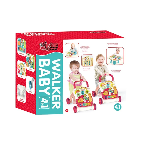 Piyanolu 4 In 1 Bebek Yürüteci ürün görseli 1
