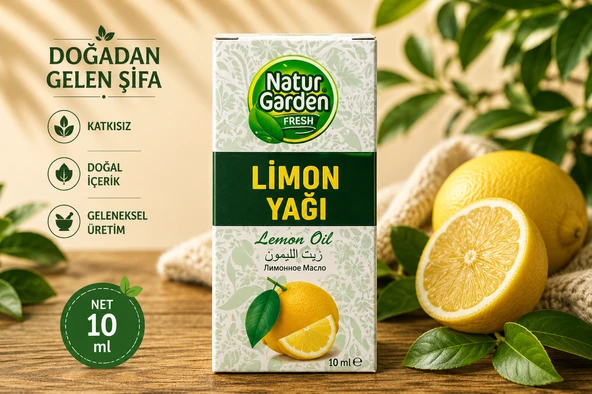Natur Garden Limon Yağı 10 ML ürün görseli 1