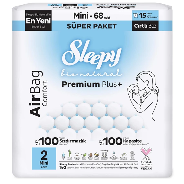 Bio Natural Airbag 2 Beden 68 Adet (2 ADET) ürün görseli 1