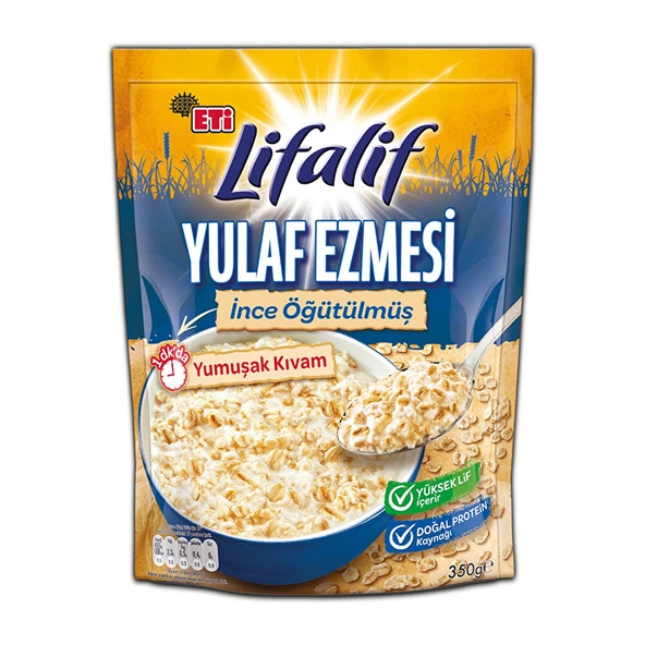Lifalif İnce Öğütülmüş Yulaf Ezmesi 350 Gr ürün görseli 1