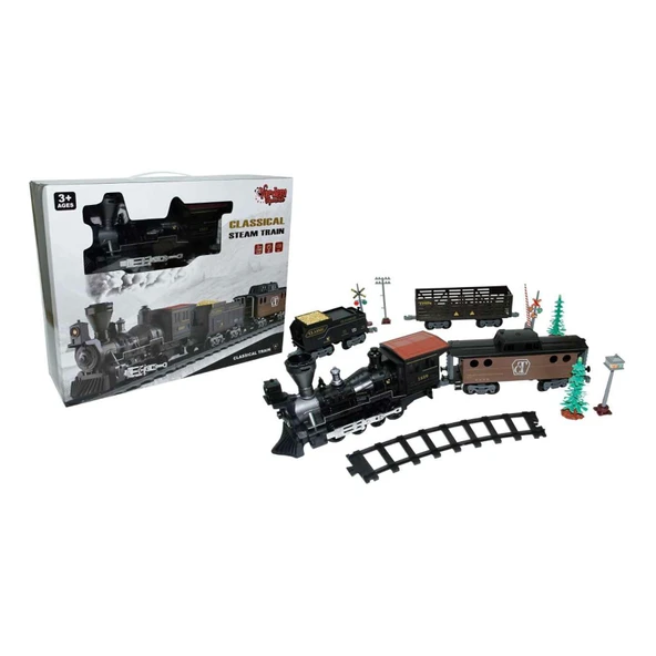 Işıklı ve Sesli Classic Buharlı Tren (4 ADET) ürün görseli 1