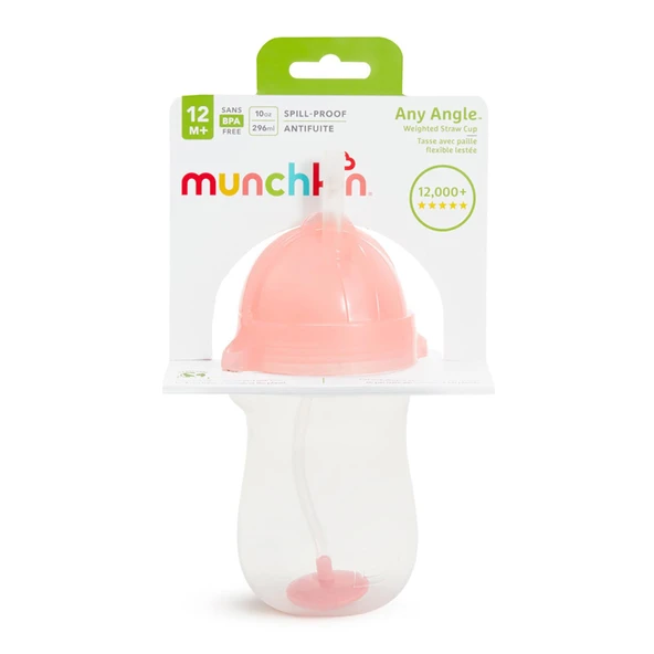 Tıklama Kilitli Uçlu Alıştırma Bardağı 12Ay+ 296ml Pembe ürün görseli 1