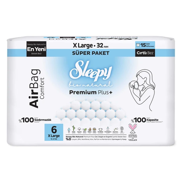 Bio Natural Airbag 6 Beden 32 Ad (2 ADET) ürün görseli 1