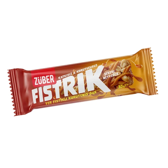 Fıstrık Yer Fıstıklı Kuruyemiş Bar 30 G (2 ADET) ürün görseli 1