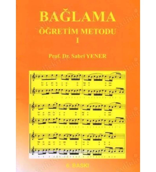 SABRİ YENER BAĞLAMA METODU-1 ürün görseli 1