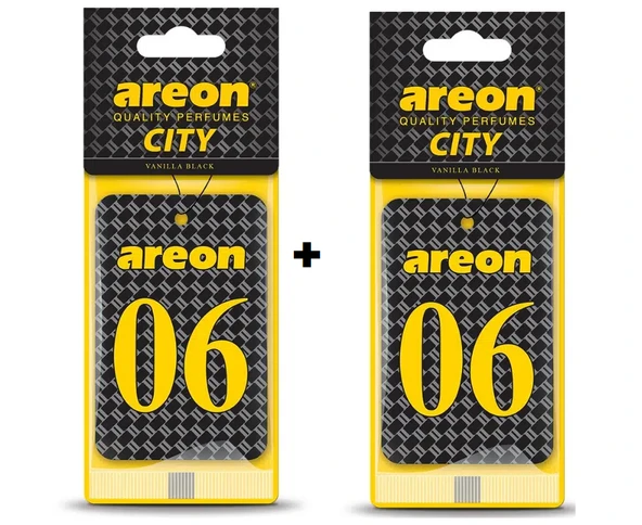 Areon City Vanilla Black 06 Oto Araç Kokusu (2li ) ürün görseli 1