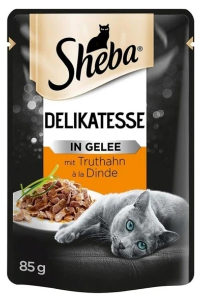 SHEBA Yetişkin Hindili Yaş Kedi Maması 85 Gr*24 ADET ürün görseli 1