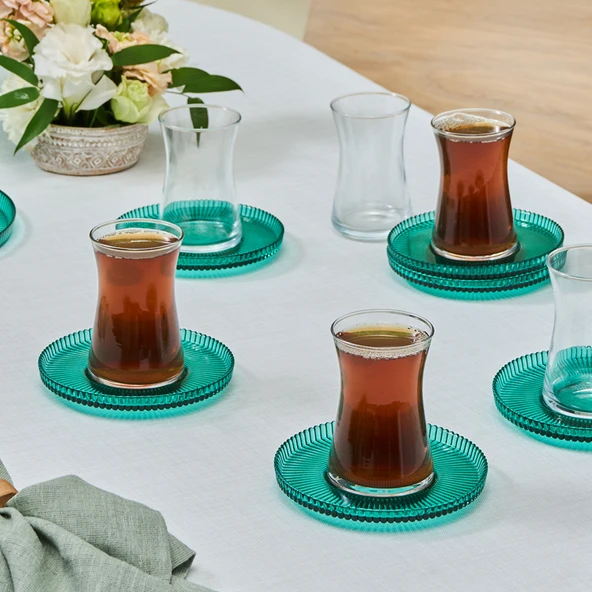 Karaca Massimo 6 Kişilik 12 Parça Çay Seti 170 ml - Resim 2
