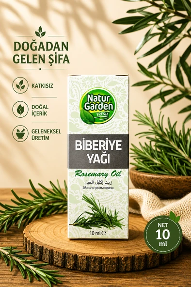 Natur Garden Biberiye Yağı 10 ML ürün görseli 1