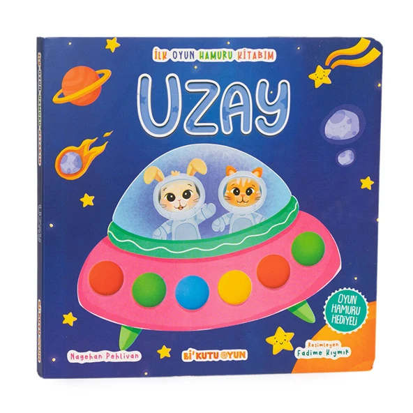 Uzay Aktivite Kitabı ve 3x50gr Hamur Hediyeli (2 ADET) ürün görseli 1