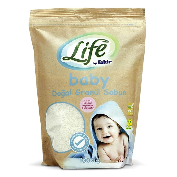 Life by Fakir Baby Doğal Granül Sabun 1000 gr (4 ADET) ürün görseli 1