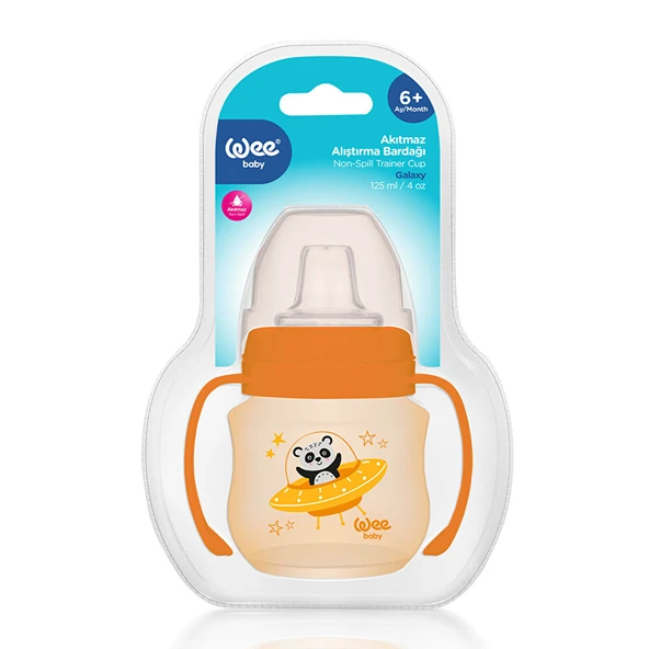 Galaxy Akıtmaz Alıştırma Bardağı 125ml (2 ADET) - Resim 3