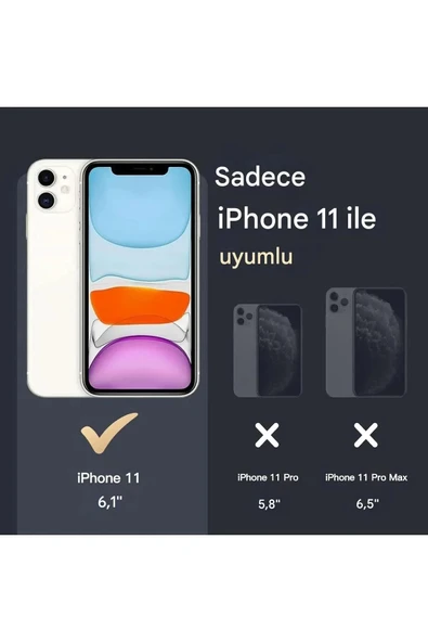 iPhone 11 Taşlı Magsafe Kılıf - Resim 8