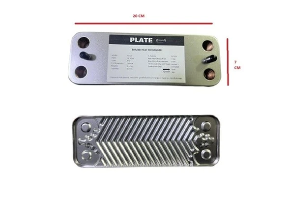 PLAKALI EŞANJÖR ADEN-NEVA-BAYKAN-FERROLİ-16 (166 MM) ürün görseli 1