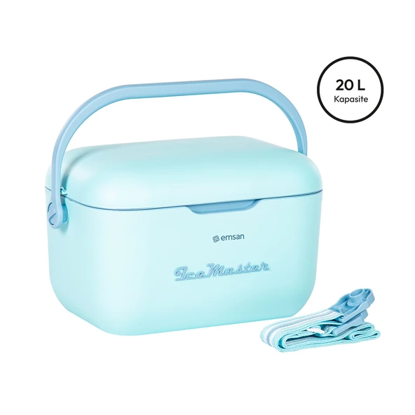 Emsan Ice Master Thermos Box 20 Litre Mavi - Resim 3
