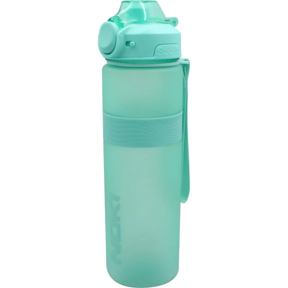 Noki Petg Kilitli Kapak Plastik Matara 1000 ml Yeşil ürün görseli 1