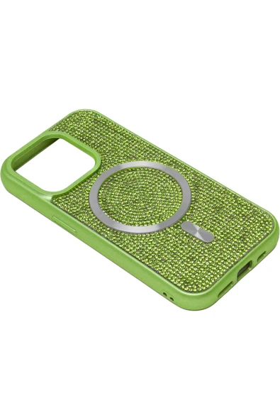 iPhone 11 Taşlı Magsafe Kılıf - Resim 7
