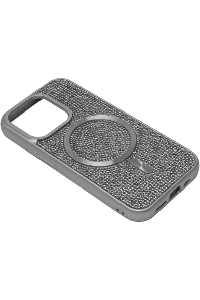iPhone 11 Taşlı Magsafe Kılıf - Resim 12
