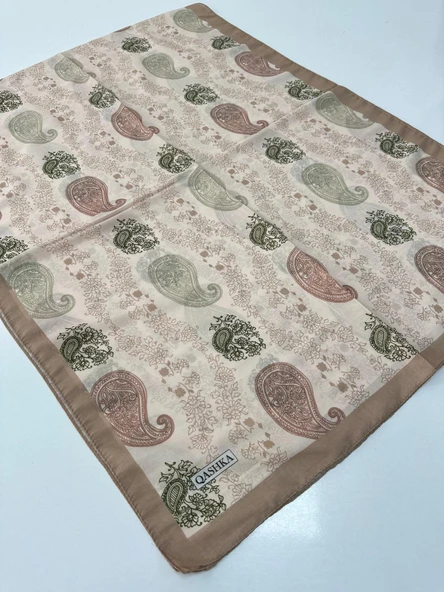 QASHKA Soft Pamuklu Şal Etro Desen LBD1411 ürün görseli 1