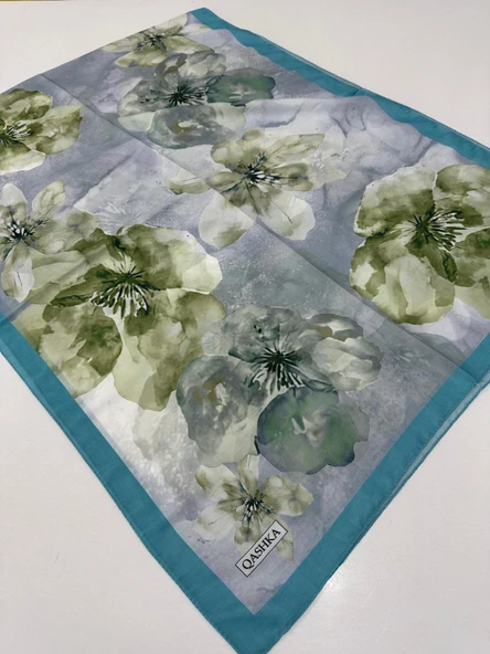 QASHKA Soft Pamuklu Şal Etro Desen LBD1611 ürün görseli 1
