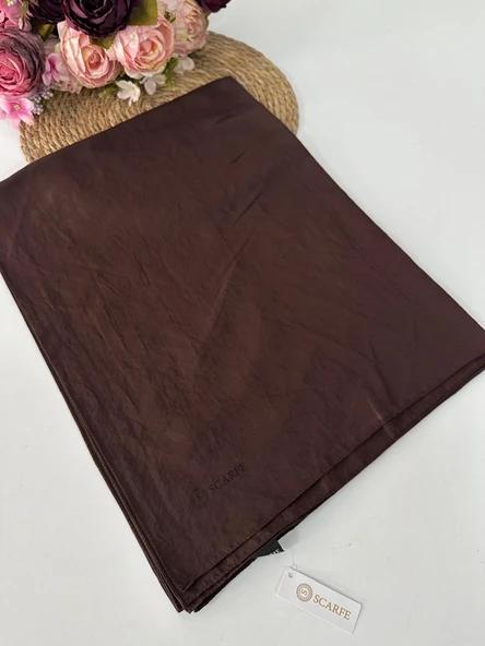 Scarfe Vual Şal Acı Kahve HVH0407 ürün görseli 1