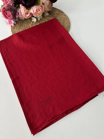 Scarfe Vual Şal Kırmızı HVH0408 ürün görseli 1