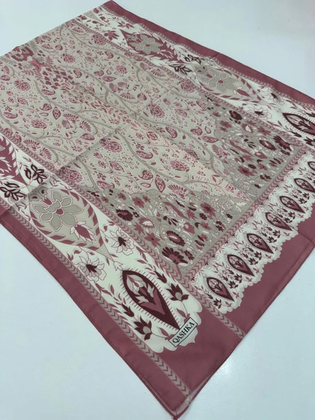 QASHKA Soft Pamuklu Şal Etro Desen LBD1502 ürün görseli 1