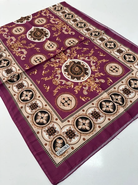QASHKA Soft Pamuklu Şal Etro Desen LBD1318 ürün görseli 1