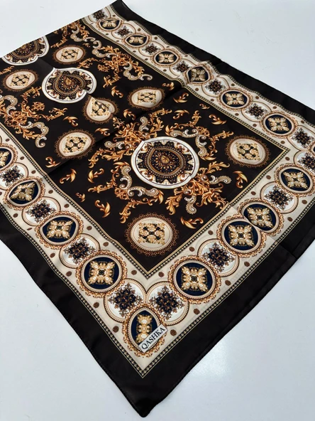 QASHKA Soft Pamuklu Şal Etro Desen LBD1312 ürün görseli 1