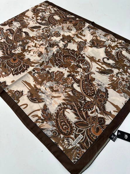 QASHKA Soft Pamuklu Şal Etro Desen LBD1204 ürün görseli 1
