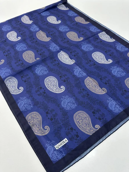 QASHKA Soft Pamuklu Şal Etro Desen LBD1409 ürün görseli 1