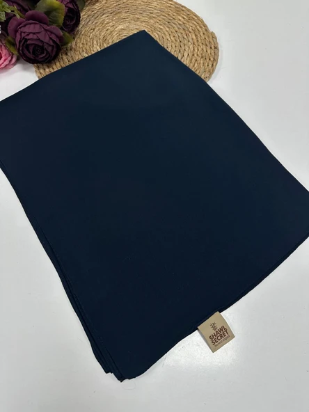 Doğal Bambu Şal Koyu Lacivert SWL0105 ürün görseli 1