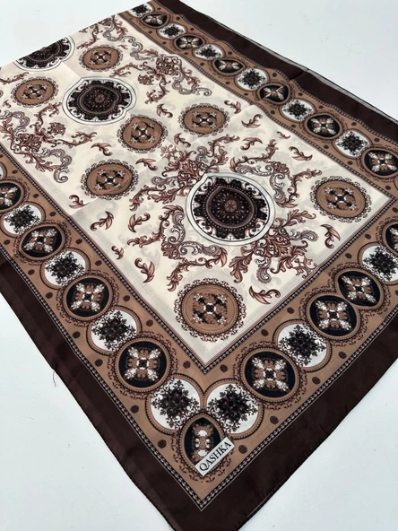 QASHKA Soft Pamuklu Şal Etro Desen LBD1326 ürün görseli 1