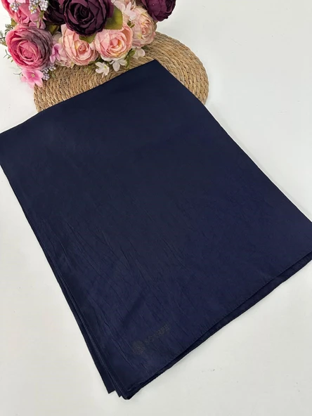 Scarfe Vual Şal Lacivert HVH0405 ürün görseli 1