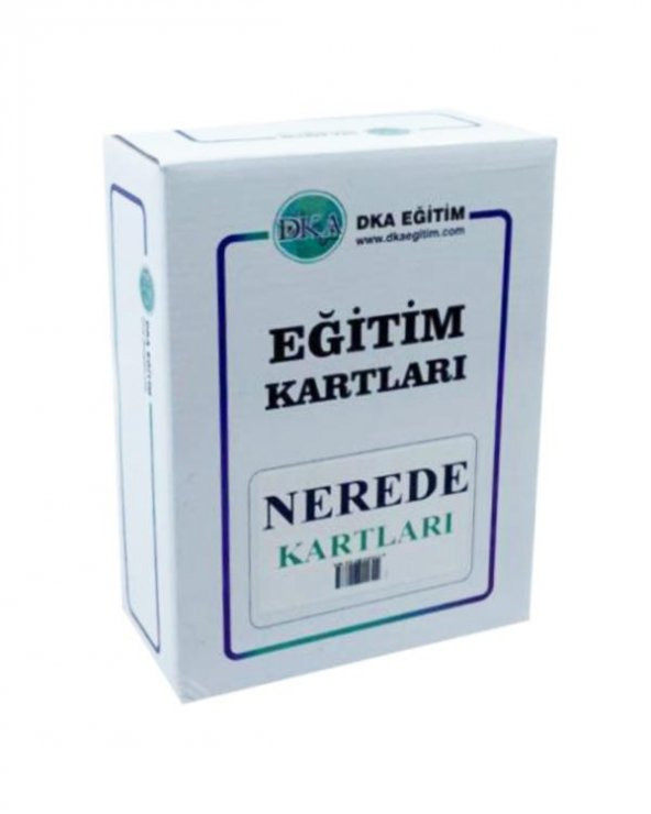DKA Eğitim Kartları Nerede Kartları - Resim 2