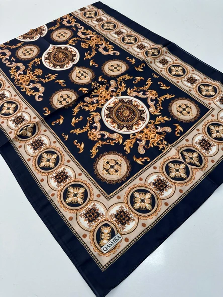 QASHKA Soft Pamuklu Şal Etro Desen LBD1307 ürün görseli 1