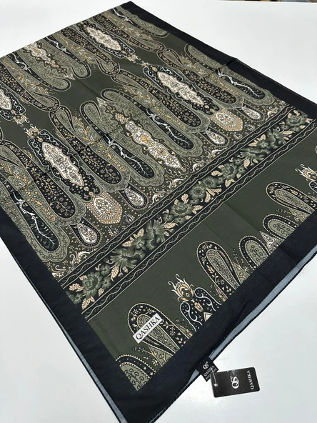 QASHKA Soft Pamuklu Şal Etro Desen LBD0617 ürün görseli 1