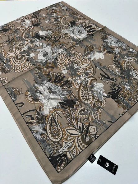 QASHKA Soft Pamuklu Şal Etro Desen LBD1205 ürün görseli 1
