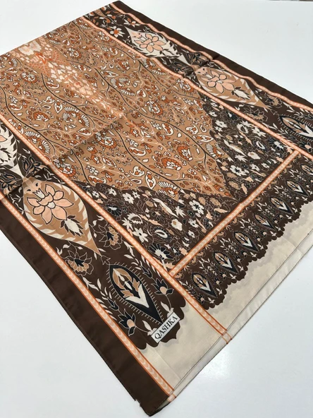 QASHKA Soft Pamuklu Şal Etro Desen LBD1508 ürün görseli 1