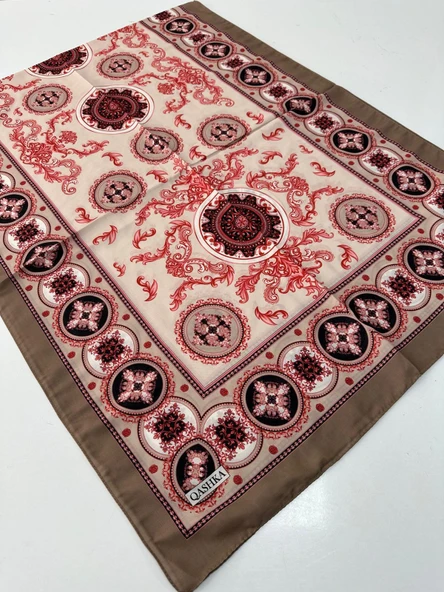 QASHKA Soft Pamuklu Şal Etro Desen LBD1303 ürün görseli 1