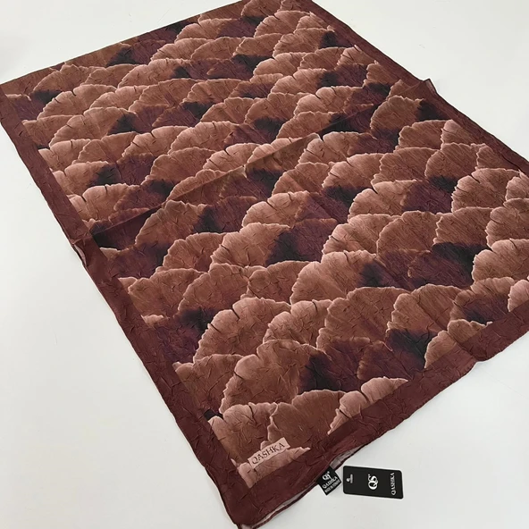QASHKA Desenli Kraş Şal BCB0704 ürün görseli 1