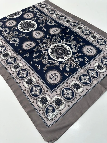 QASHKA Soft Pamuklu Şal Etro Desen LBD1324 ürün görseli 1