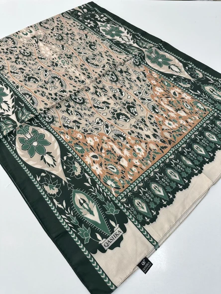 QASHKA Soft Pamuklu Şal Etro Desen LBD1517 ürün görseli 1