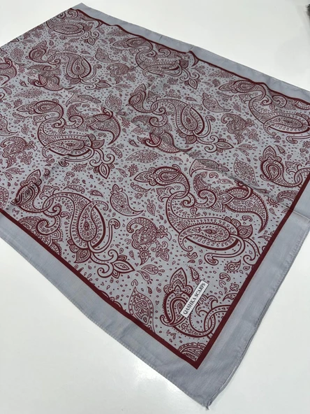 QASHKA Soft Pamuklu Şal Etro Desen LBD1015 ürün görseli 1