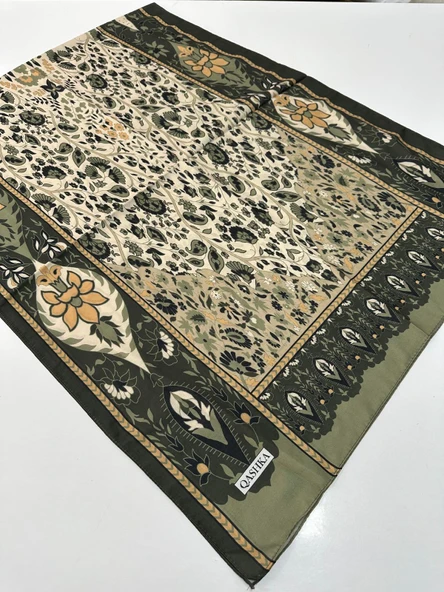 QASHKA Soft Pamuklu Şal Etro Desen LBD1505 ürün görseli 1